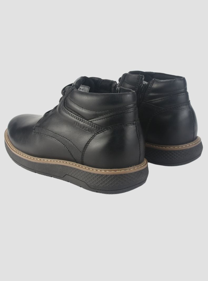 Botin Ferracini Hombre 4172 Wembley Negro Casual-5