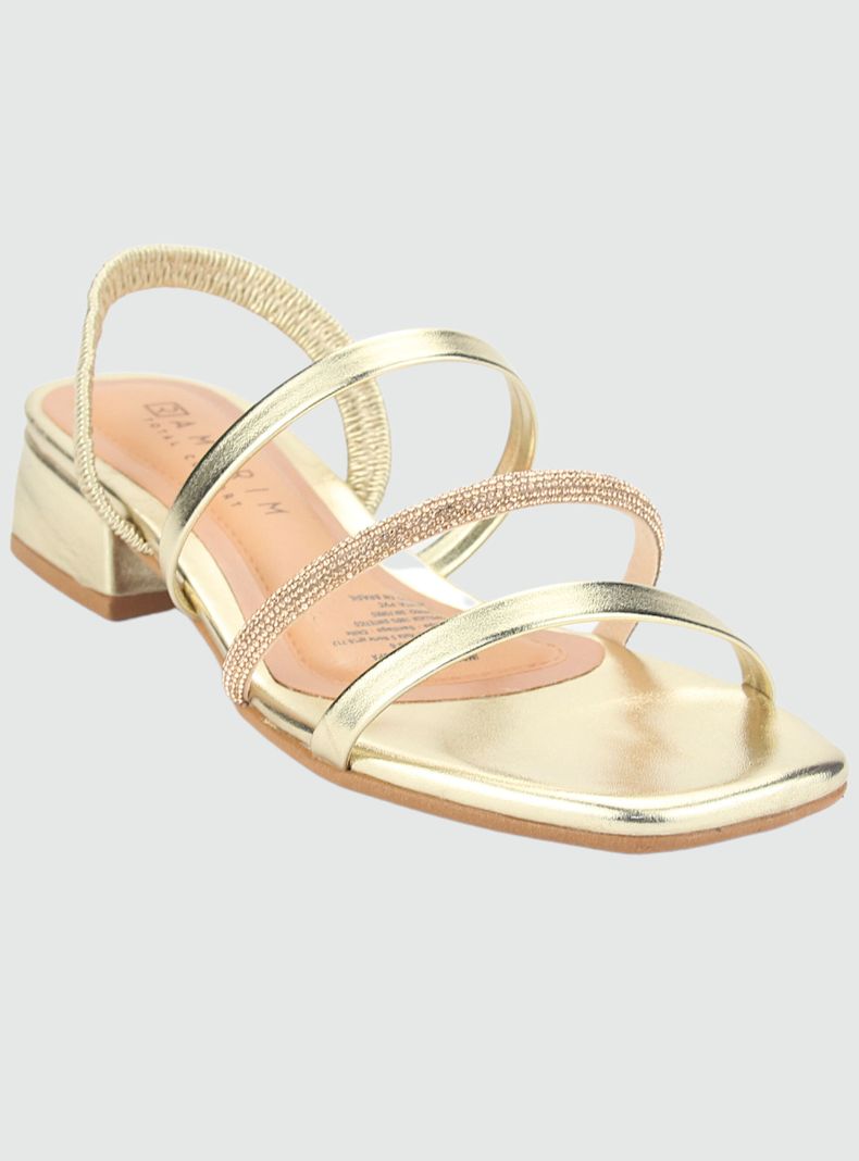 Sandalia Ramarim Mujer 2348221 Dorado Casual-2
