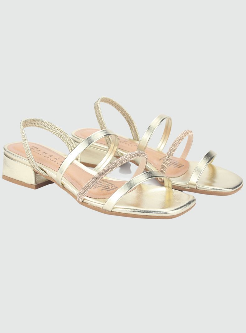 Sandalia Ramarim Mujer 2348221 Dorado Casual-3