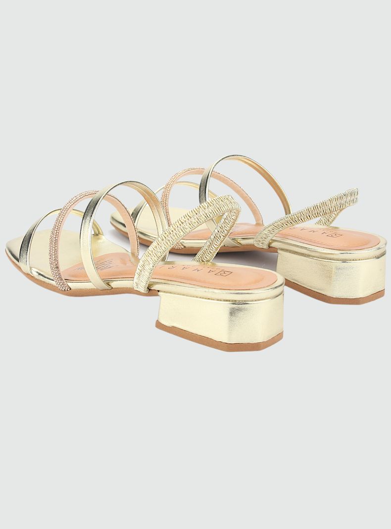 Sandalia Ramarim Mujer 2348221 Dorado Casual-4