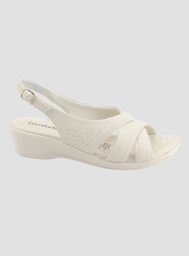 Sandalia Comfortflex Mujer 2472405 Nude Casual-0