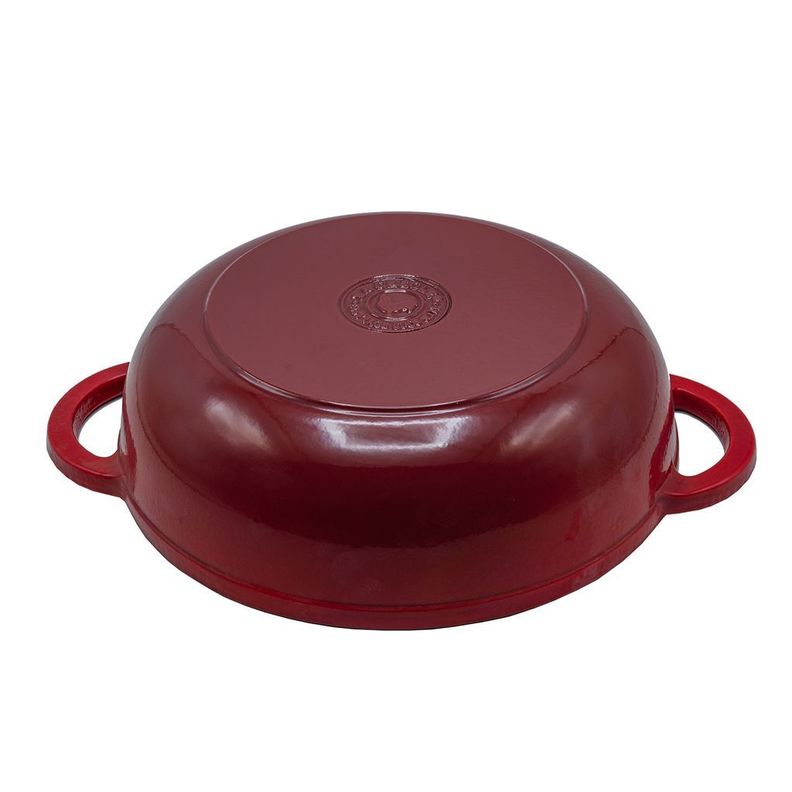 Olla perfil bajo Ø30cm Rouge Rubis-4