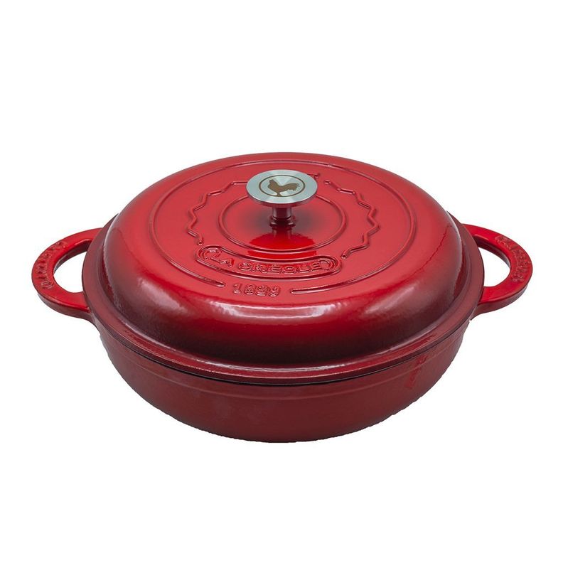 Olla perfil bajo Ø30cm Rouge Rubis-0