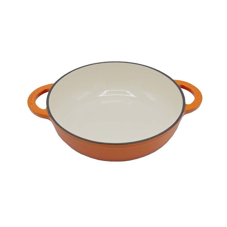 Olla perfil bajo Ø30cm Topaze Orange-2