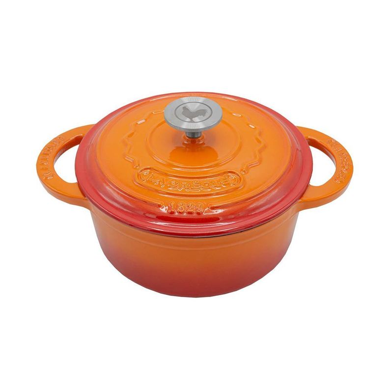 Olla redonda Ø21 cm 3 Lts Topaze Orange-0