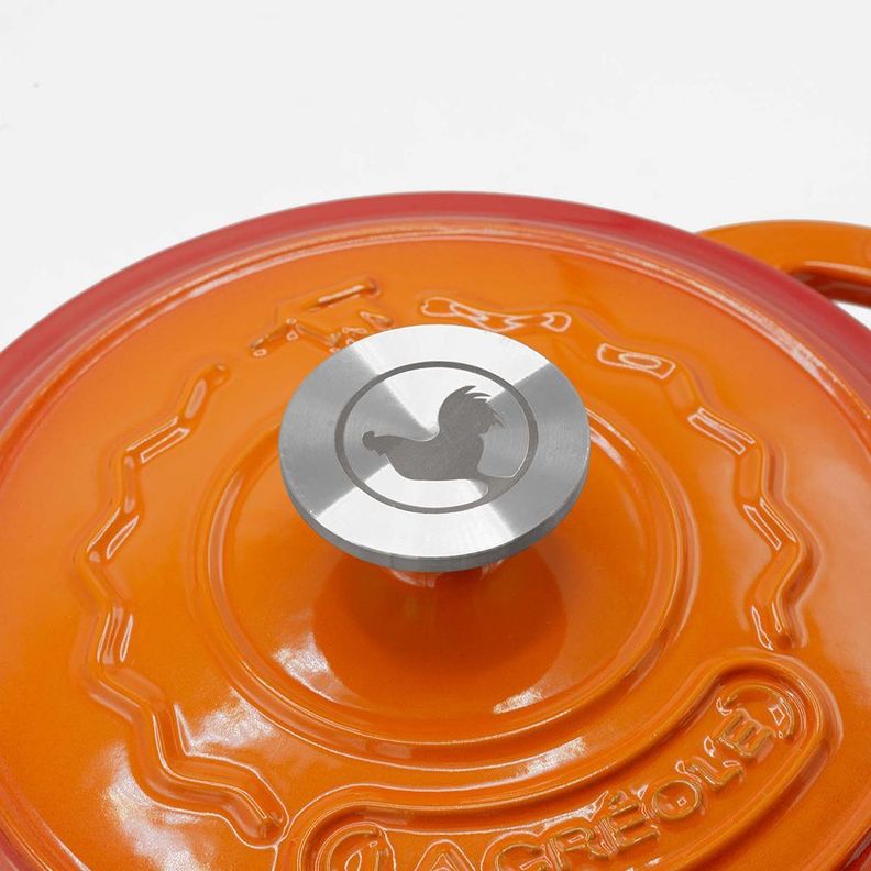 Olla redonda Ø21 cm 3 Lts Topaze Orange-3