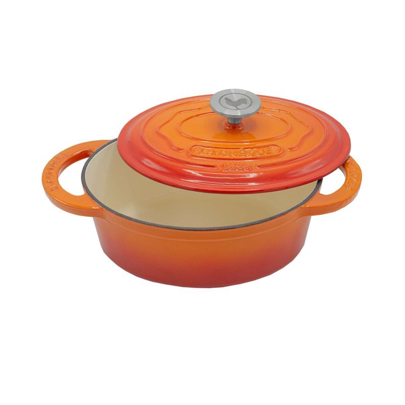 Olla ovalada Ø24 cm 2 Lt Topaze Orange-1