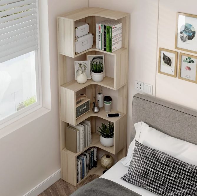 Repisa Organizador Estante Esquinero Living Velador 160*30cm-1