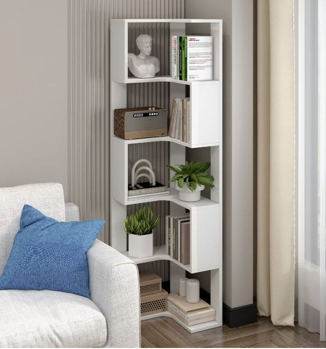 Repisa Organizador Estante Esquinero Living Velador 160*30cm-3