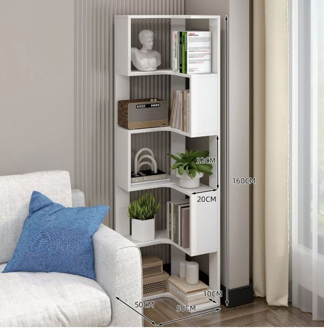 Repisa Organizador Estante Esquinero Living Velador 160*30cm-4