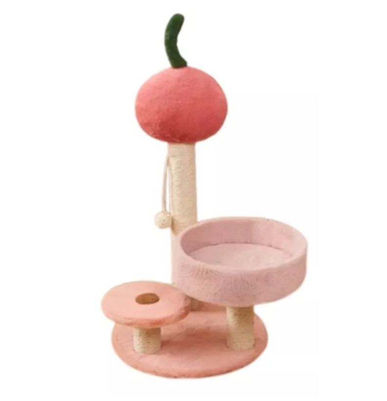 Rascador Para Gatos Cocolumpio Para Gatos De 4 Pisos Rosado-1