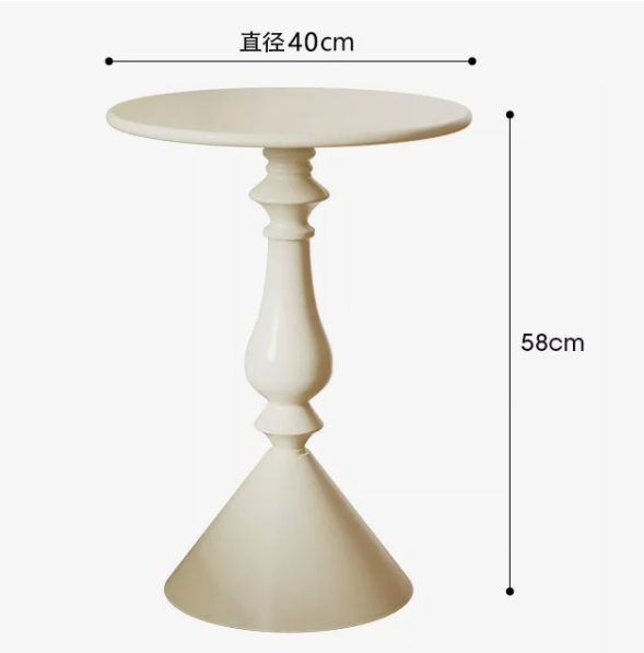 Mesa De Centro Lateral Living Vanguardia Metalico 40cm-2