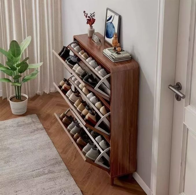 Zapatero Organizador Estante Hall Armario 120 Altox100x17cm-3