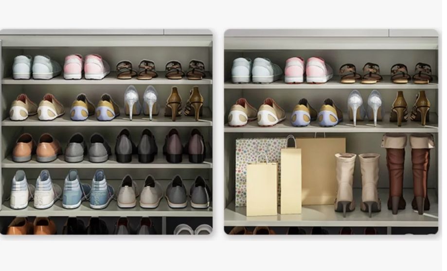 Comoda Hall Zapatero Multifuncional Europeo 120*32*92-4