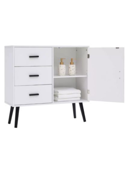 Comoda Velador Con Cajones Homer Design 80*30*78cm Americano-0