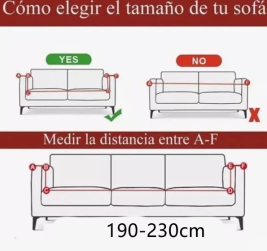 Cubre Sillón Adaptable Funda 3 Cuerpos Elasticada Color Rojo-3