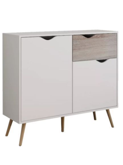 Comoda Velador Con Cajon Homer Design 100*40*82cm Americano-0