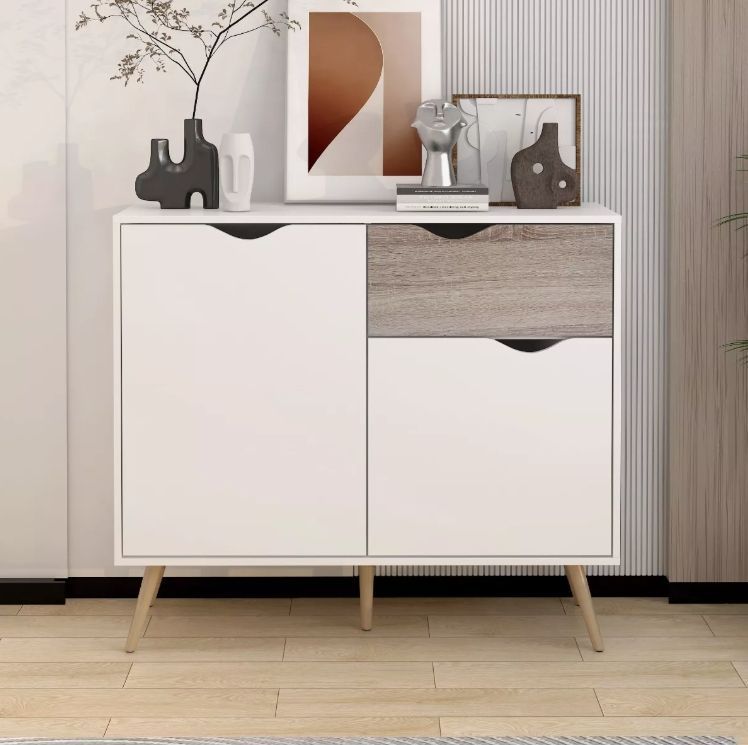 Comoda Velador Con Cajon Homer Design 100*40*82cm Americano-2
