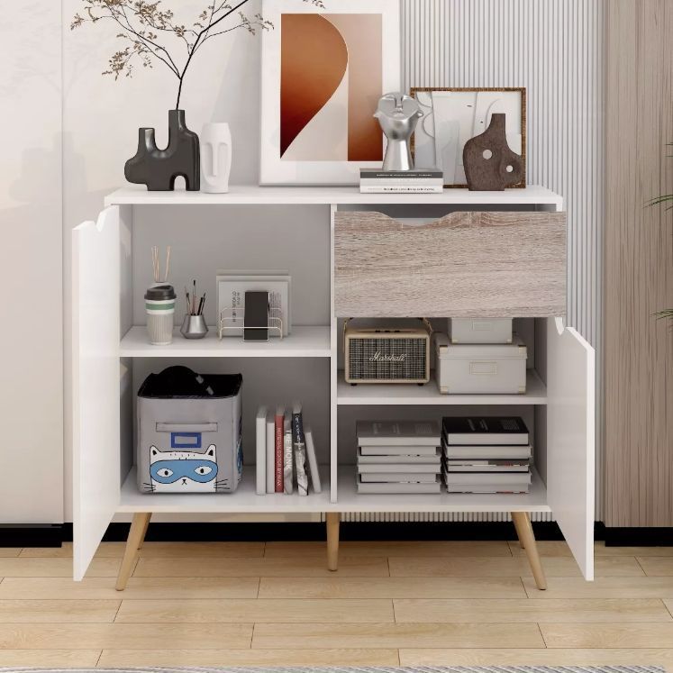 Comoda Velador Con Cajon Homer Design 100*40*82cm Americano-4