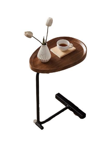 Mesa De Centro Lateral Living Vanguardia Madera Nactural-0