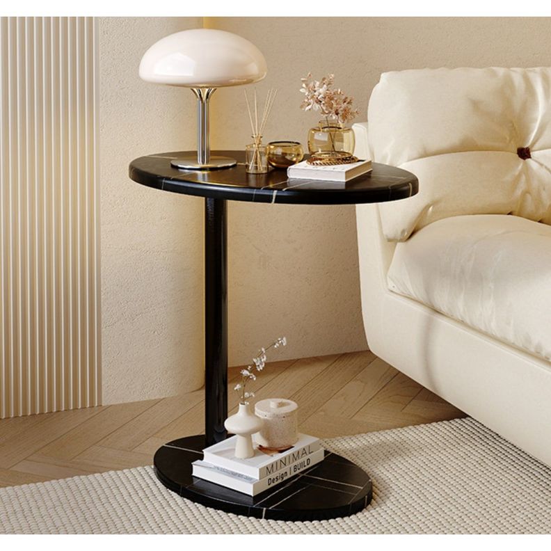 Mesa De Centro Lateral Living Vanguardia Melamina 48x55cm