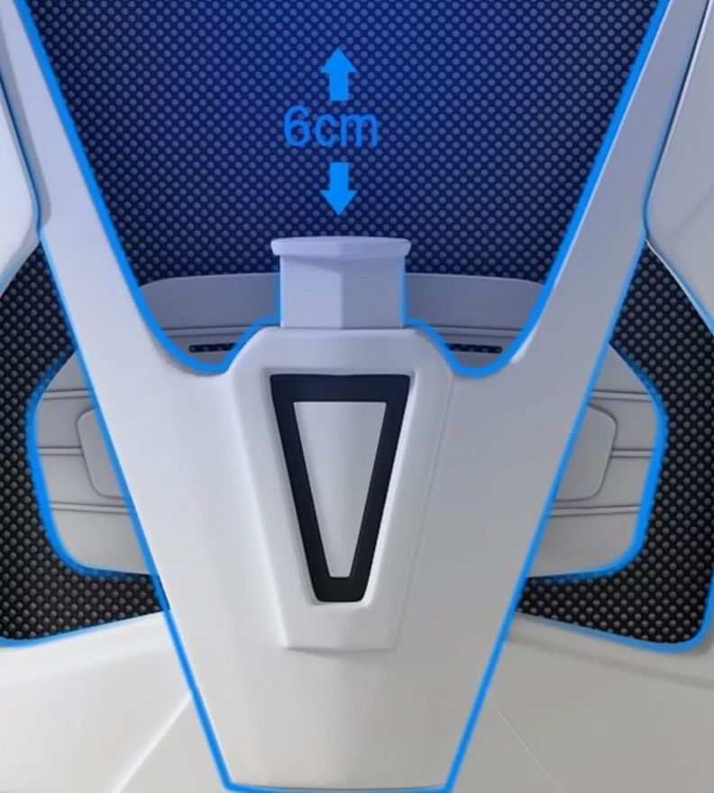 Silla De Oficina Ejecutiva Gamer Con Reposa Pie Reclinable-7