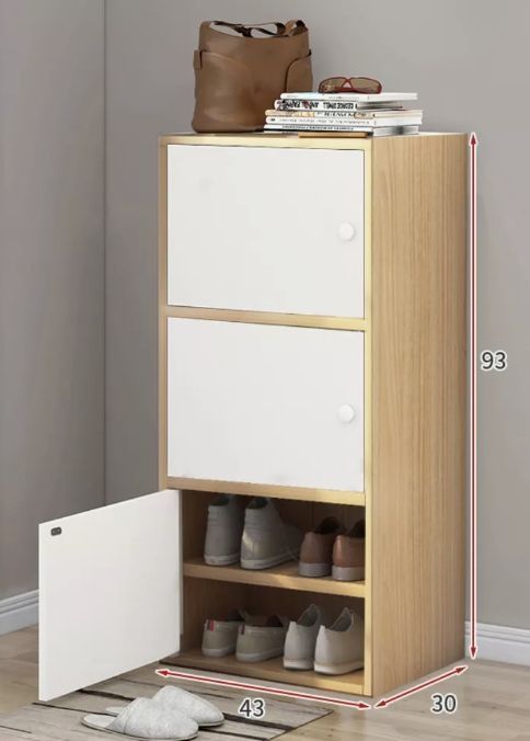 Zapatero Gabinete Comoda Organiador De Zapato Con 3 Puertas-2