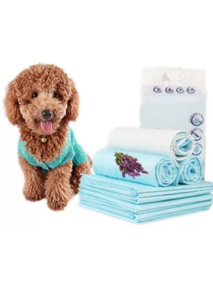 100 Pañales Sabanillas Perro Gato Mascotas 60x60 L Con Aroma-0