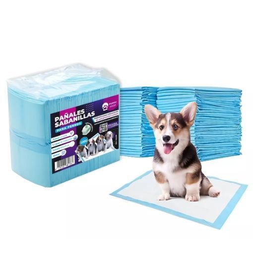 100 Pañales Sabanillas Mascotas Perros 60x60 Cm-5