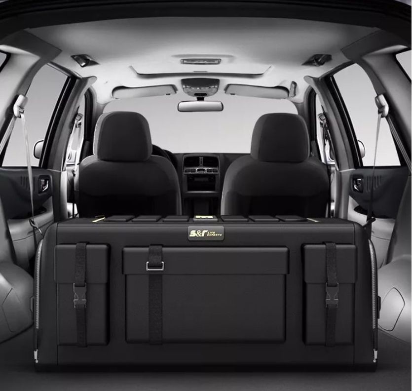 Caja De Almacenamiento Plegable Para Maletero De Coche 50l-1