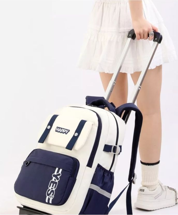 Mochila Escolar Con Ruedas Y Estuche  Homer Outdoor-7