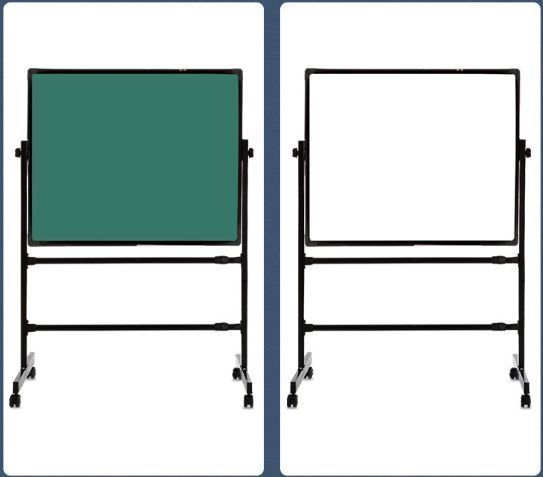 Pizarra Rotativa Blanca 90x120 Homer-1