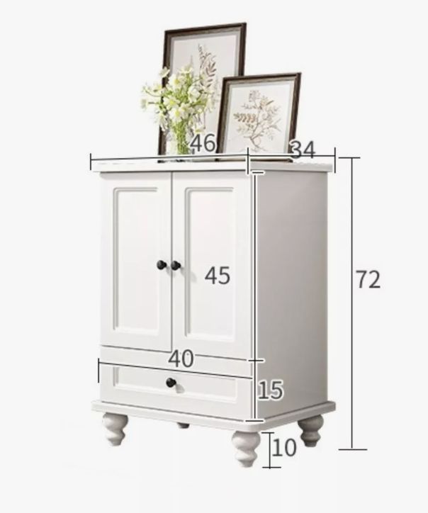 Comoda Velador Con Cajones Homer Design 46*34*72cm Europea-2