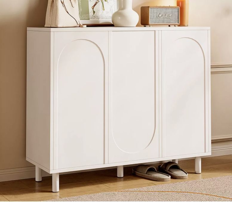 Zapatero Comoda 3 Puertas Repisa Ajustable 120cm De Ancho-1