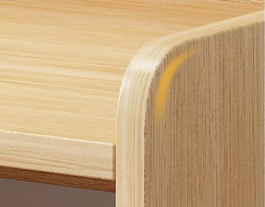 Velador Vanguardia 2 Cajones Bicolor 45*40*70 Con Respaldo-3