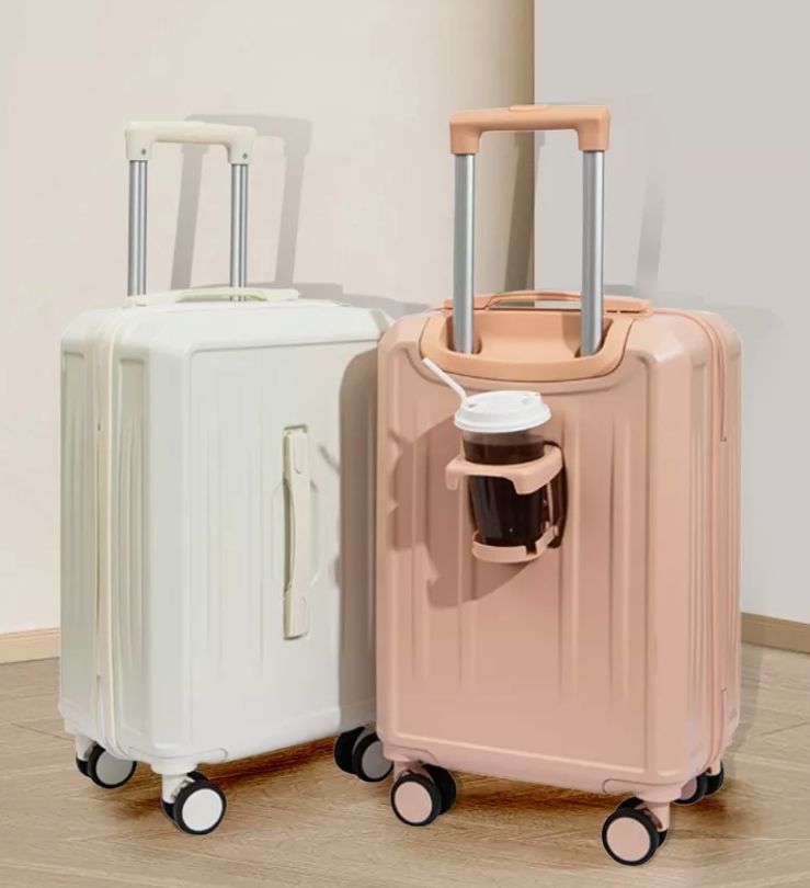 Maleta De Cabina 20 Pulgada Con Porta Vaso Y Puerto Usb-3