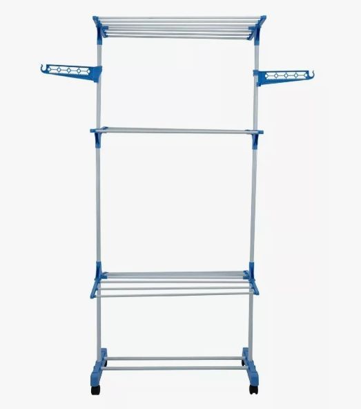 Tendedero Ropa Colgador Pechero Plegable 3 Niveles-4