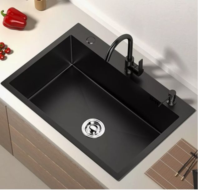 Combo Lavaplato Empotrado 55x45cm Acero Inoxidable Con Todos-2