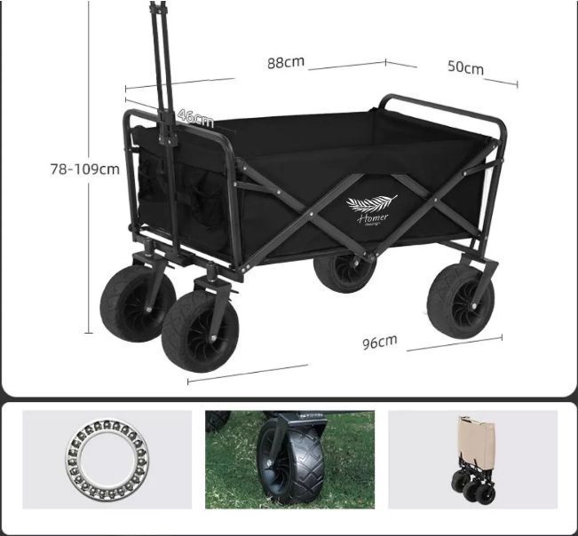Carrito Para Compras Plegable Para Camping-1