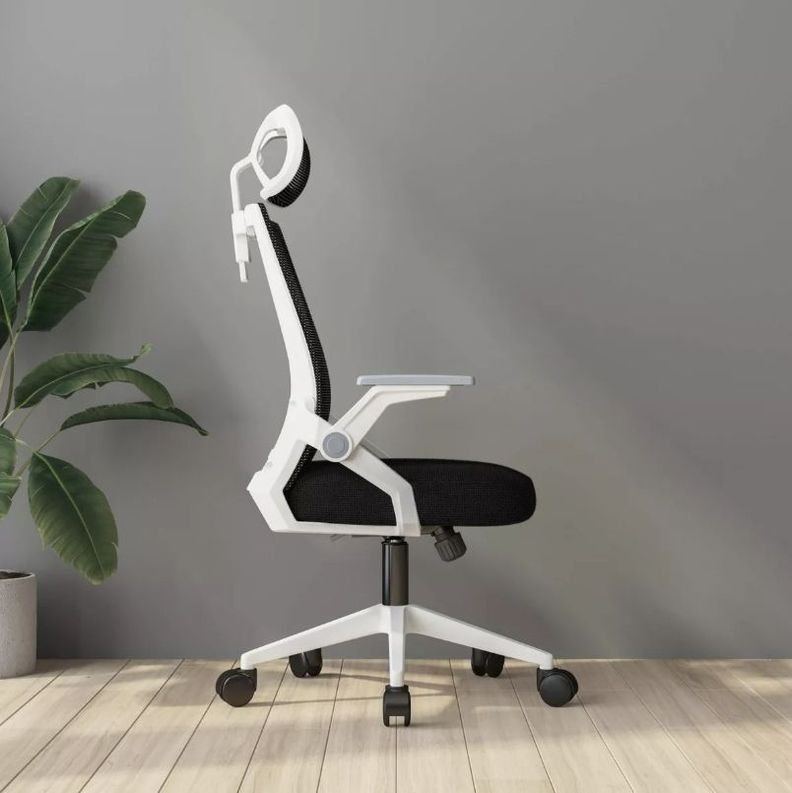Silla Oficina Ejecutiva Asiento De Memoria Cuello Blanco Homer Design-1