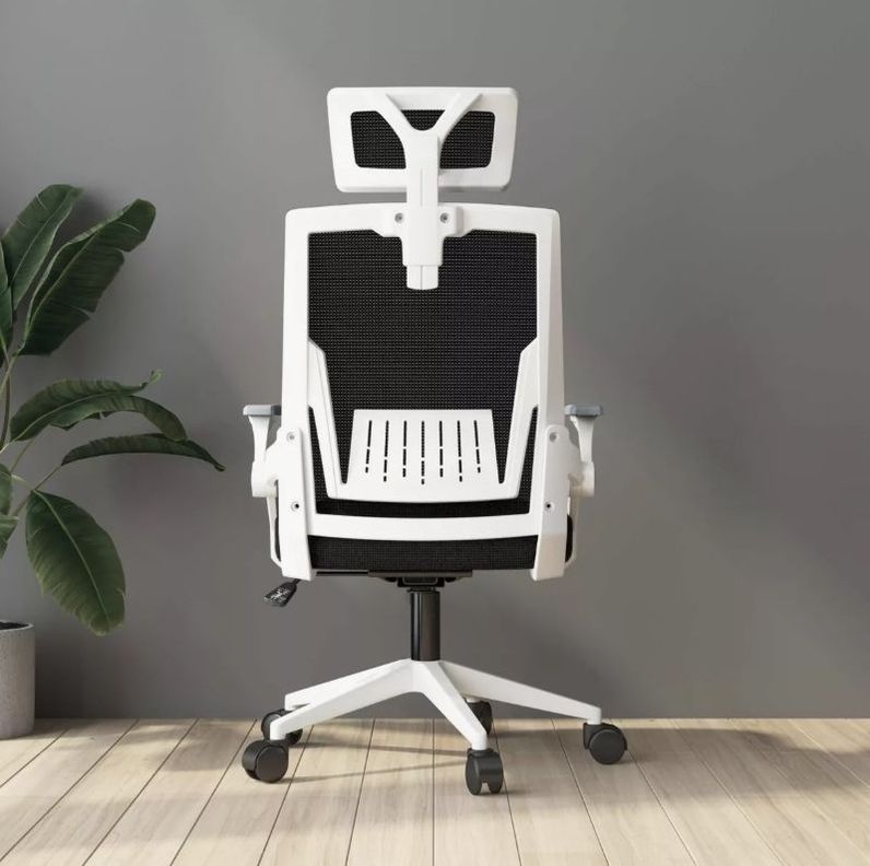 Silla Oficina Ejecutiva Asiento De Memoria Cuello Blanco Homer Design-3