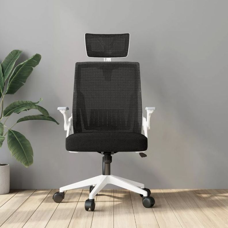 Silla Oficina Ejecutiva Asiento De Memoria Cuello Blanco Homer Design-4