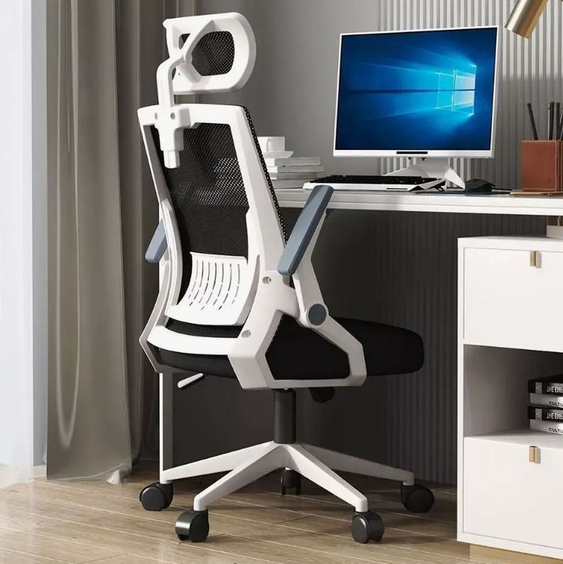 Silla Oficina Ejecutiva Asiento De Memoria Cuello Blanco Homer Design-6