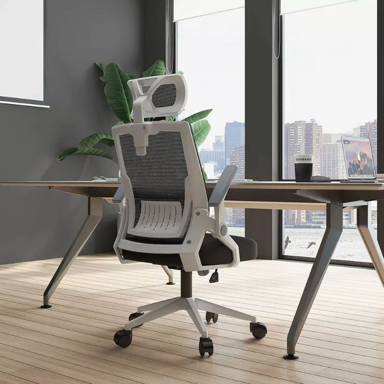 Silla Oficina Ejecutiva Asiento De Memoria Cuello Blanco Homer Design-7