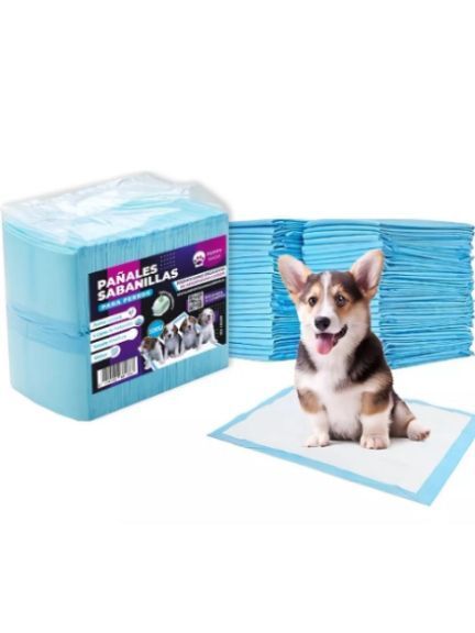 Puppy Shop 100 sabanillas desechables perros 45x60cm pañales-0