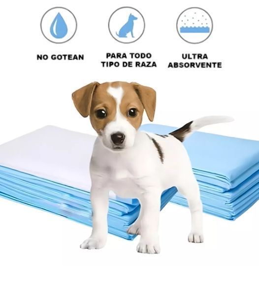 Puppy Shop 100 sabanillas desechables perros 45x60cm pañales-4