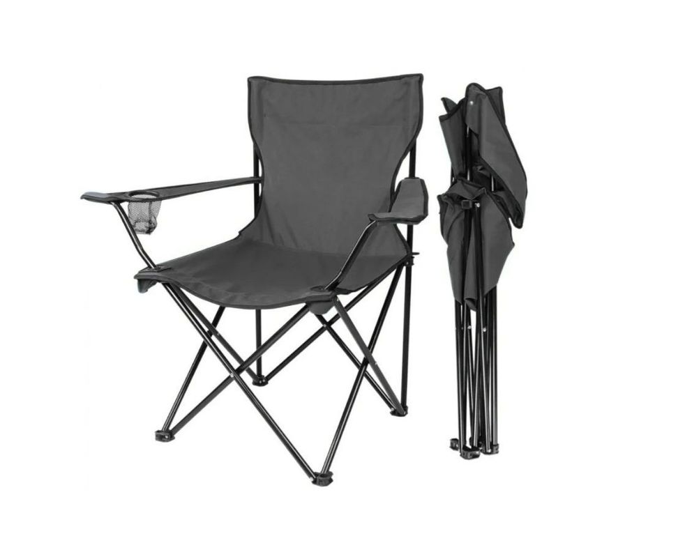 Silla De Playa Camping Plegable  Portavaso-0