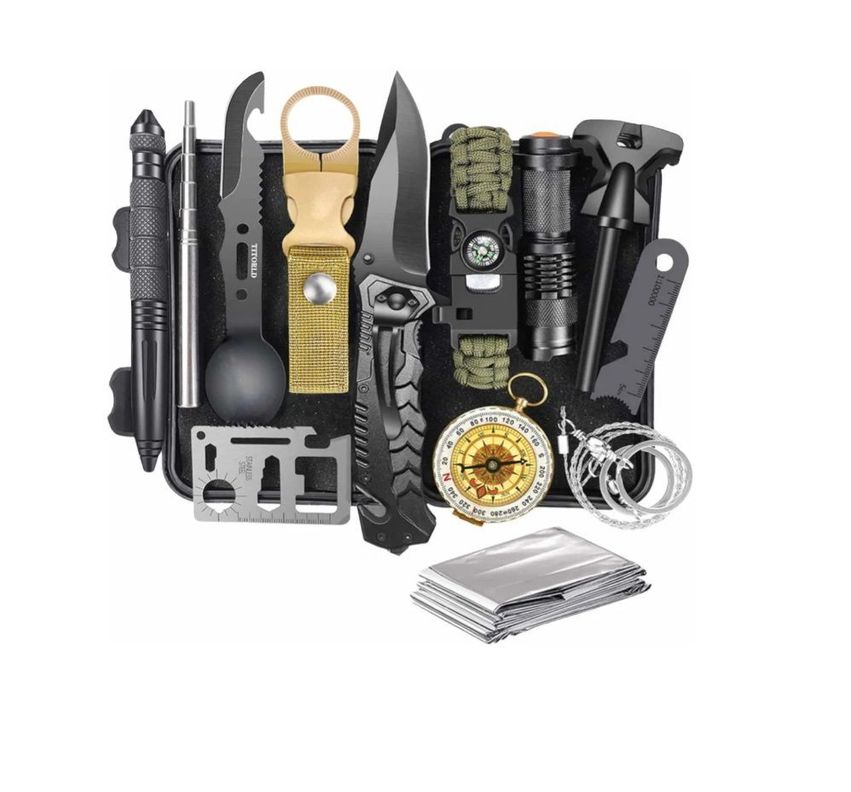Kit Herramientas Supervivencia Pro Camping Pesca-0