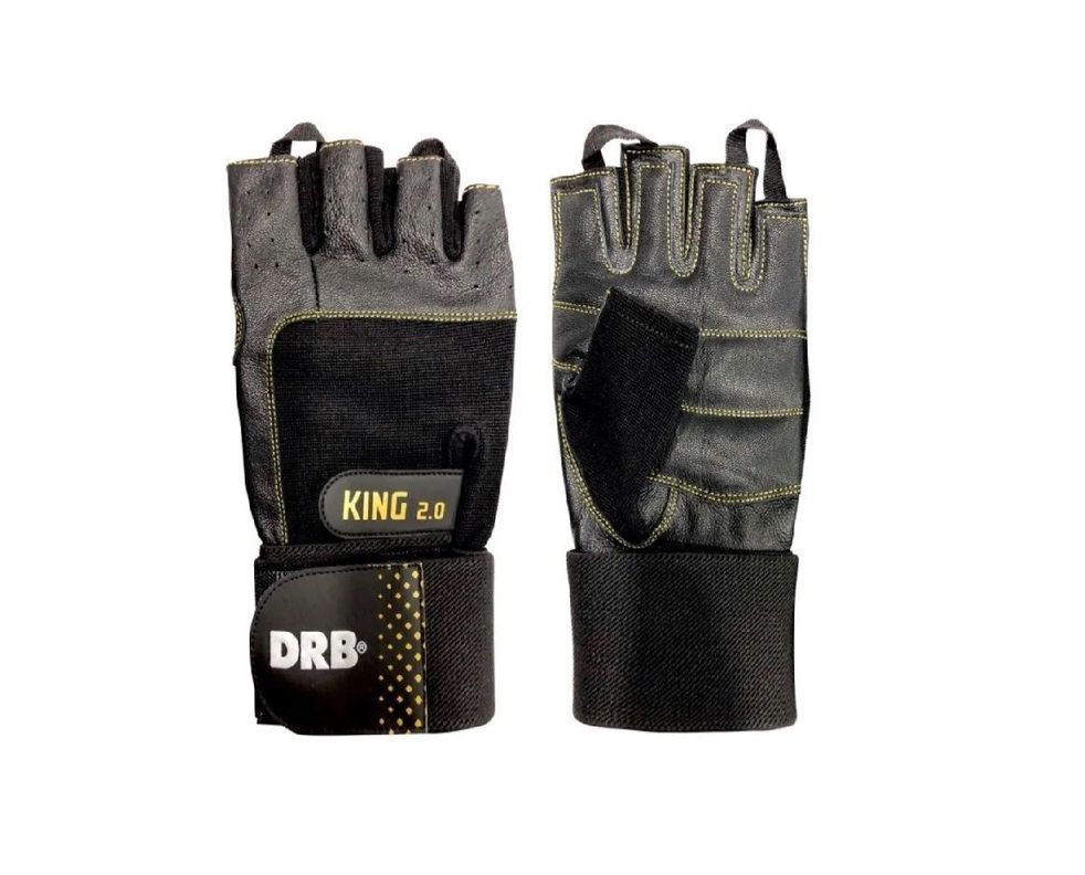Guantes Fitness King Drb Cuero Entrenamiento L-0