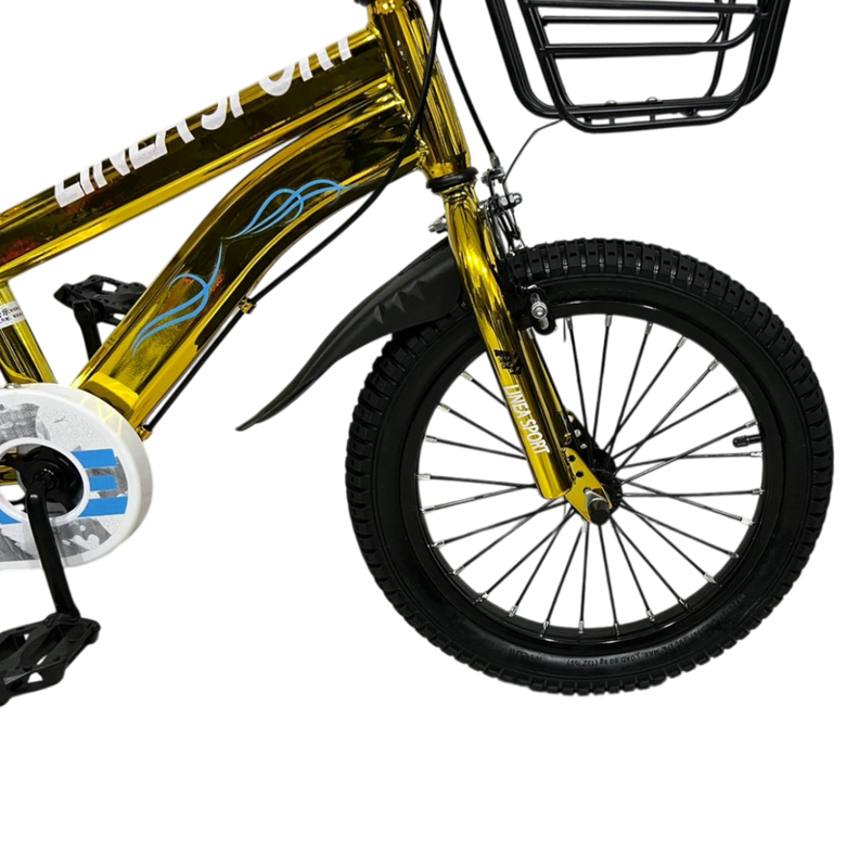 Bicicleta para niños aro 16" con Canasto Colores Metalizados-6